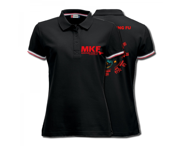 Polo Officiel Black Belt - Coupe Femme